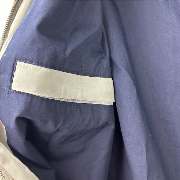 Faconnable Jacket Men Large Green Fullzip Dad Casual Bomber Coat Windbreaker Y2K - Picture 11 of 16